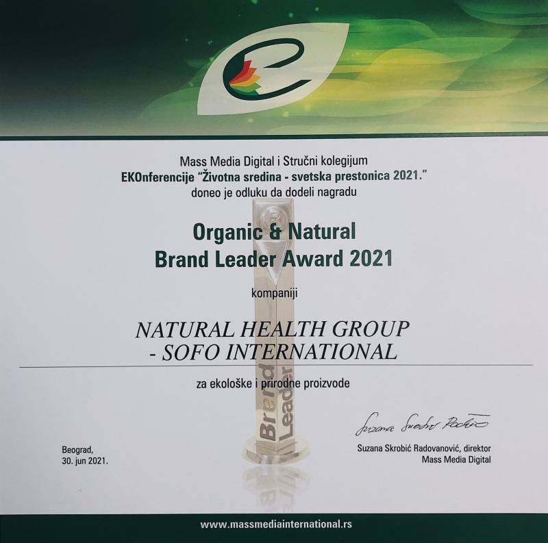 Brand Leader Award 2021 - Flex Cleaner Sertifikat za Brand Leader Award 2021