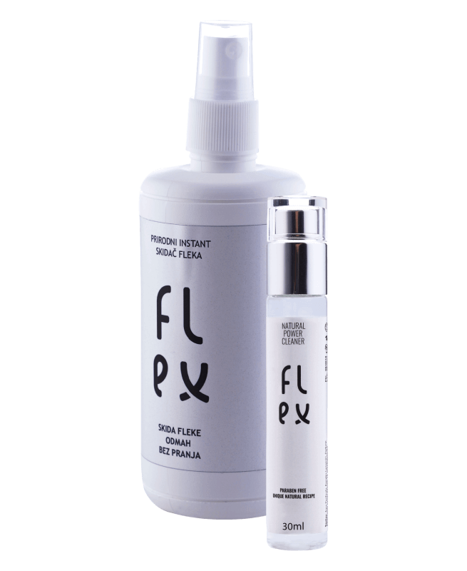 Flex Cleaner - Uklanjanje fleka za 90 sekundi Slika flex cleaner bočice od 30ml